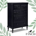 thumbnail image 1 of Finch Avignon Tallboy 5 Drawer Chest Vintage Black, 1 of 13