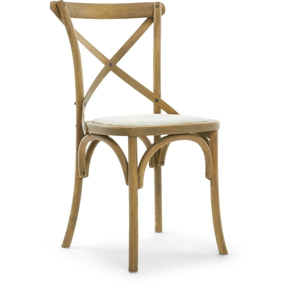 Finch Elmhurst Farmhouse Crossback Dining Chair, Vintage Cream (Set of 2)
