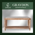 thumbnail image 1 of Finch Graydon Upholstered Bench Natural, 1 of 8