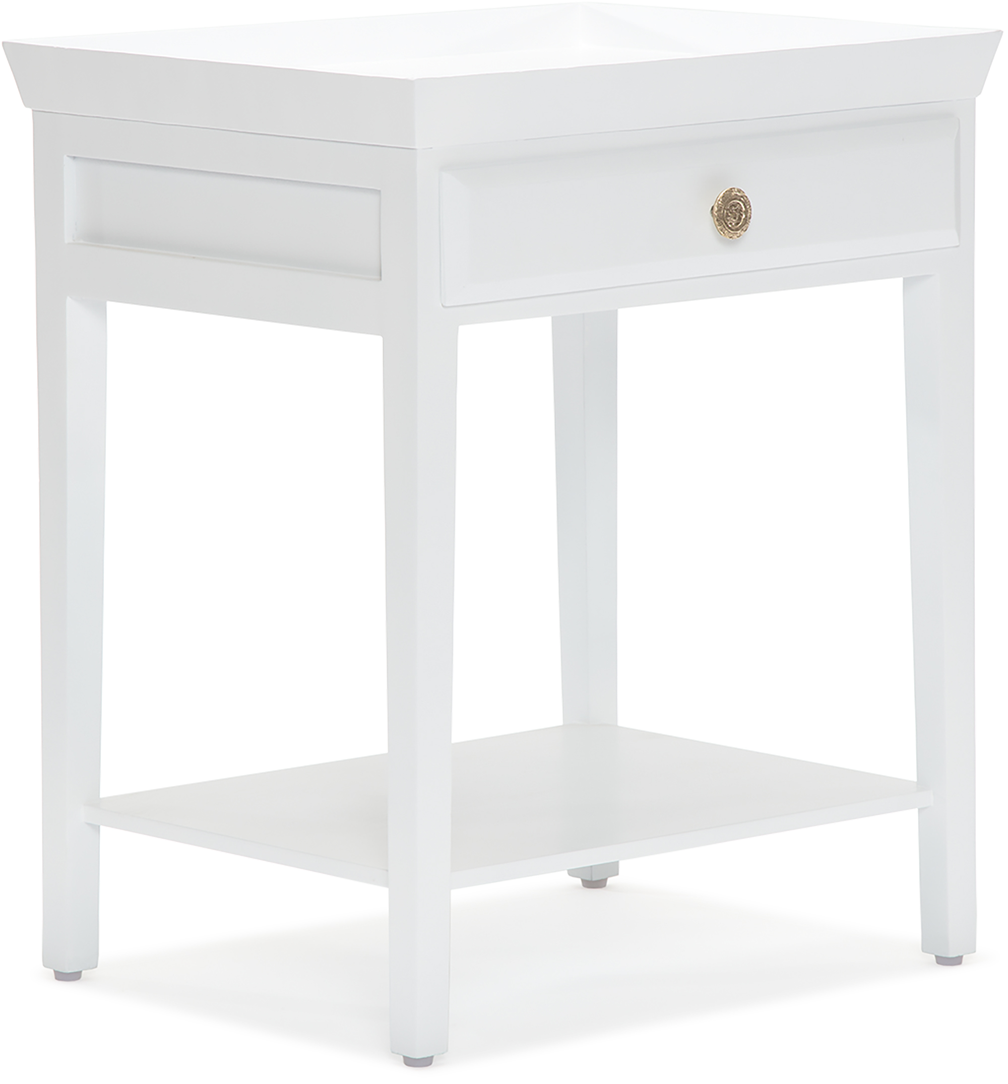 Finch Hampton Traditional Solid Wood Accent End Table with Drawer