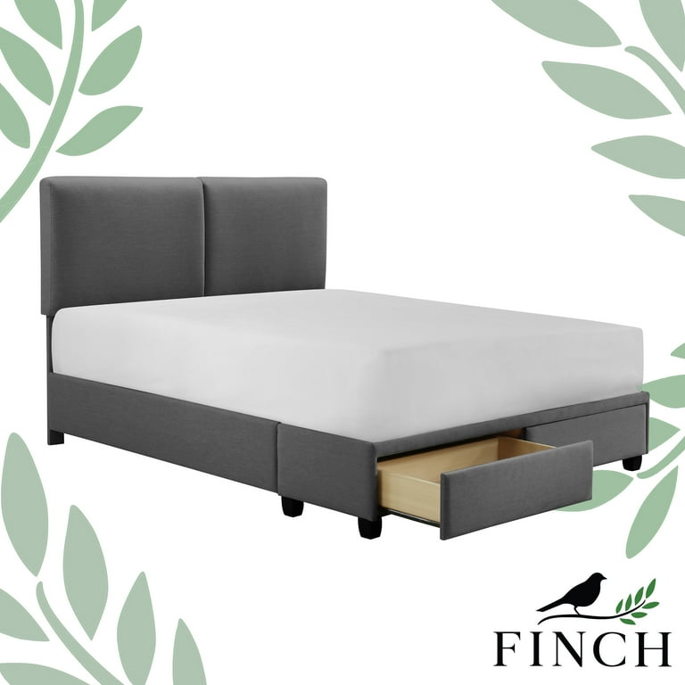 Finch Maxwell Storage Bed with Adjustable Height Headboard