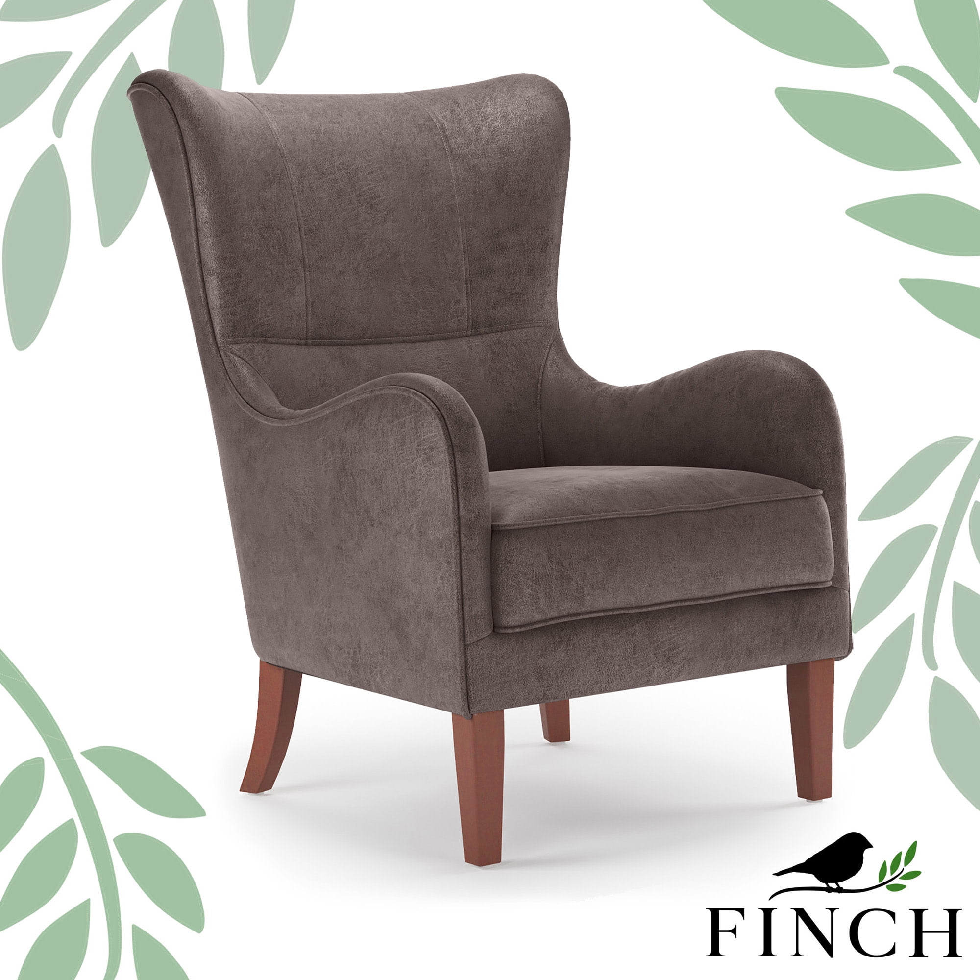 Warner wingback chair discount