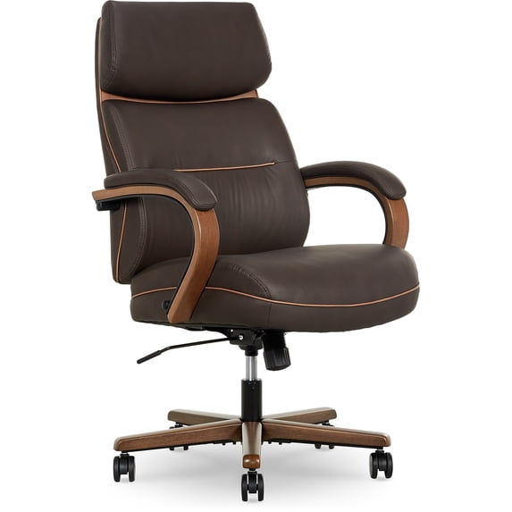 Finch Neo Two Mid Back Modern Office Chair with Gentle Ergonomic Contours Brown