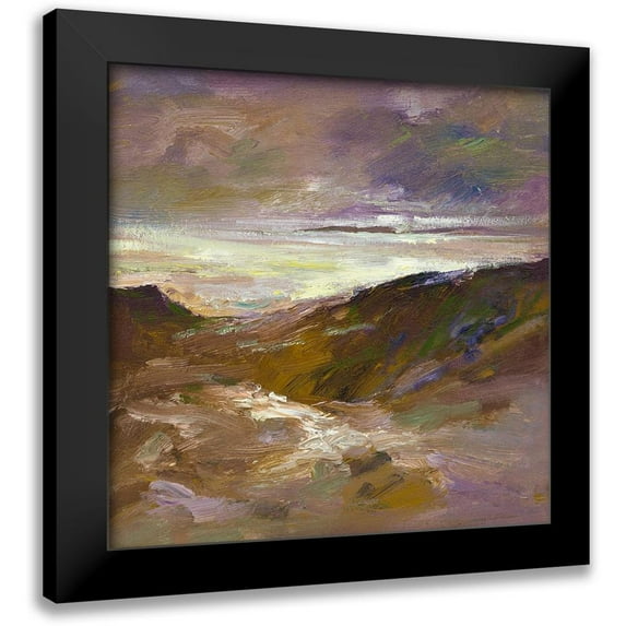 Finch, Sheila 12x12 Black Modern Framed Museum Art Print Titled - California Coast