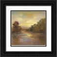 thumbnail image 1 of Finch, Sheila 15x15 Black Ornate Wood Framed with Double Matting Museum Art Print Titled - Waters Edge II, 1 of 4
