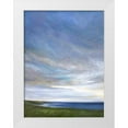 thumbnail image 1 of Finch, Sheila 15x18 White Modern Wood Framed Museum Art Print Titled - Coastal Clouds Diptych I, 1 of 4