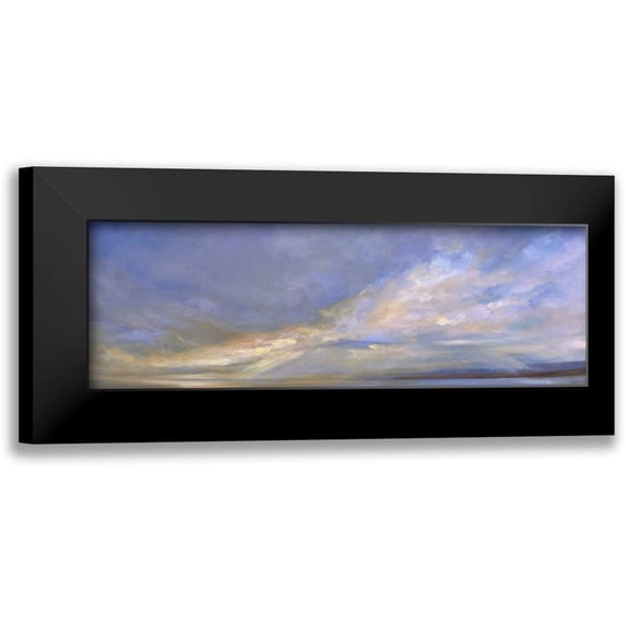 Finch, Sheila 18x9 Black Modern Framed Museum Art Print Titled - Kiss of Light