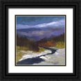 thumbnail image 1 of Finch, Sheila 26x26 Black Ornate Wood Framed with Double Matting Museum Art Print Titled - Mountain Colors I, 1 of 4