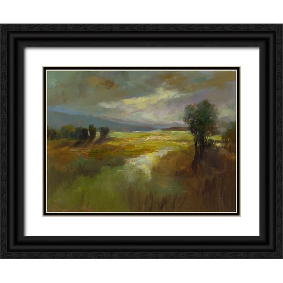 Finch, Sheila 32x25 Black Ornate Wood Framed with Double Matting Museum Art Print Titled - The Way Home