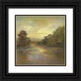 thumbnail image 1 of Finch, Shiela 20x20 Black Ornate Wood Framed with Double Matting Museum Art Print Titled - Waters Edge II, 1 of 4