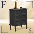 thumbnail image 1 of Finch Webster 3 Drawer Storage Cabinet Dark Gray, 1 of 12