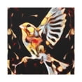 thumbnail image 1 of "Finch in Flight Vibrance" - Canvas, 1 of 25