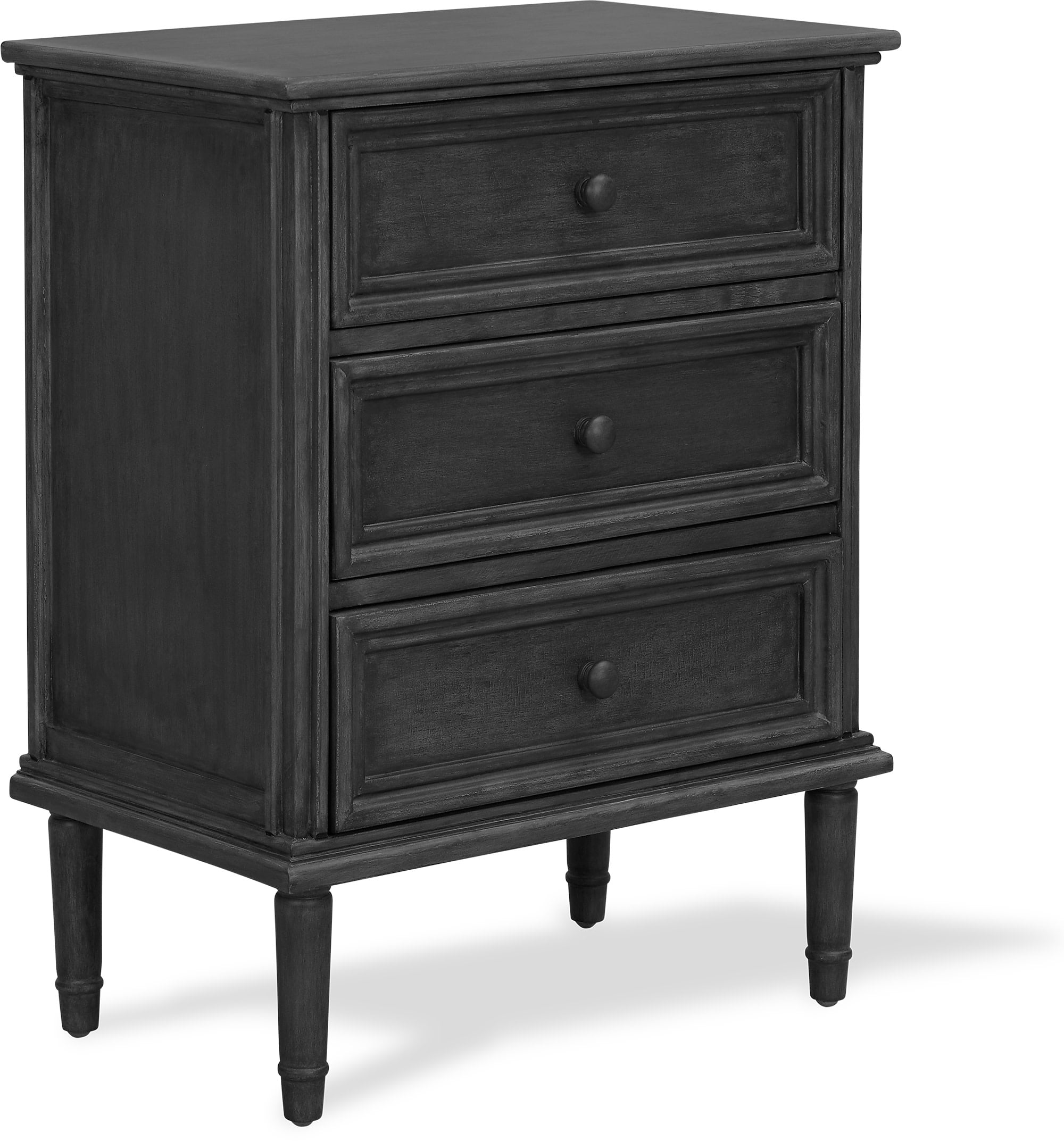 Finch ster Traditional Accent Table with Storage, Gray