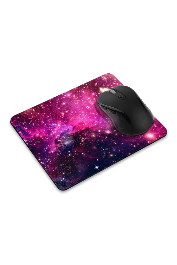 Rectangle Standard Mouse Pad, Non-Slip for Home, Office, and Gaming Desk, Pink Stardust Nebula