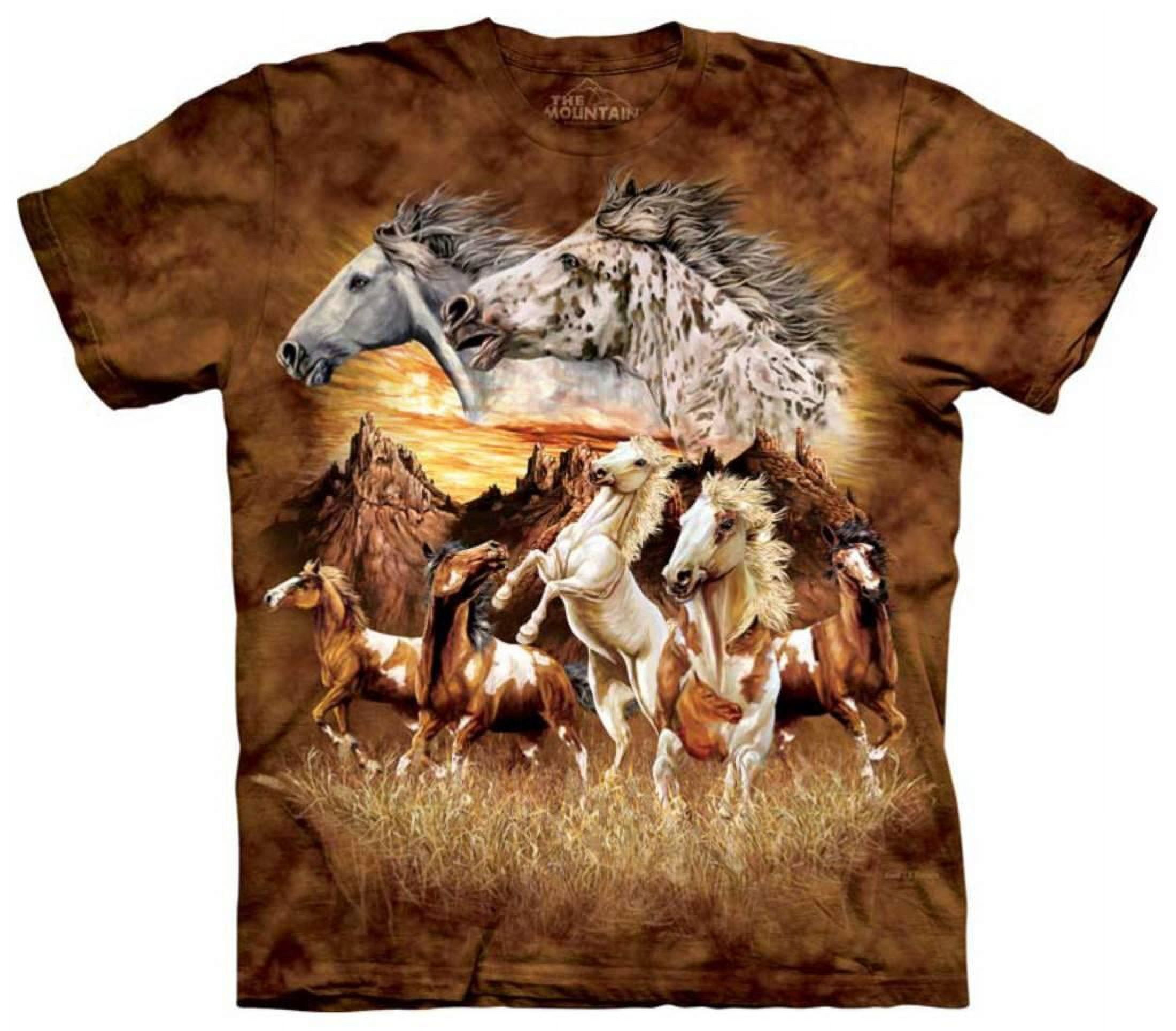Find-15-Horses-T-shirt-Brown-