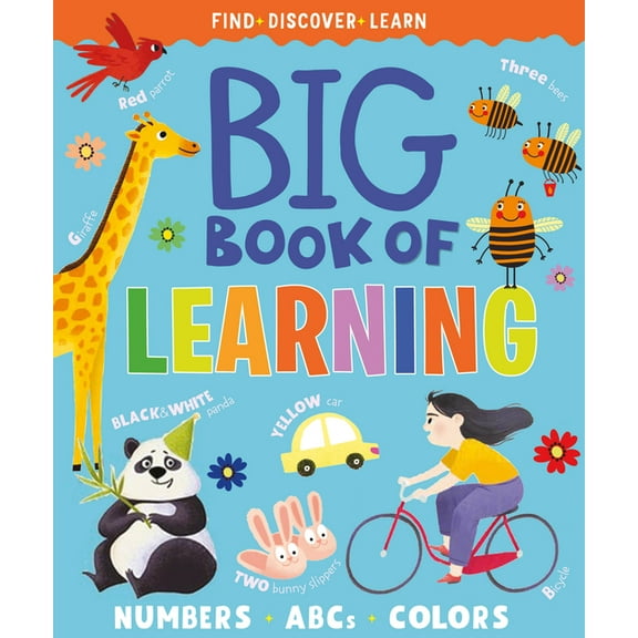 Find, Discover, Learn Big Book of Learning: Numbers, Abcs, Colors, (Hardcover)
