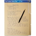 thumbnail image 1 of Find It File Folder Note Pad, Manila, 12 Sheets, 1 of 4