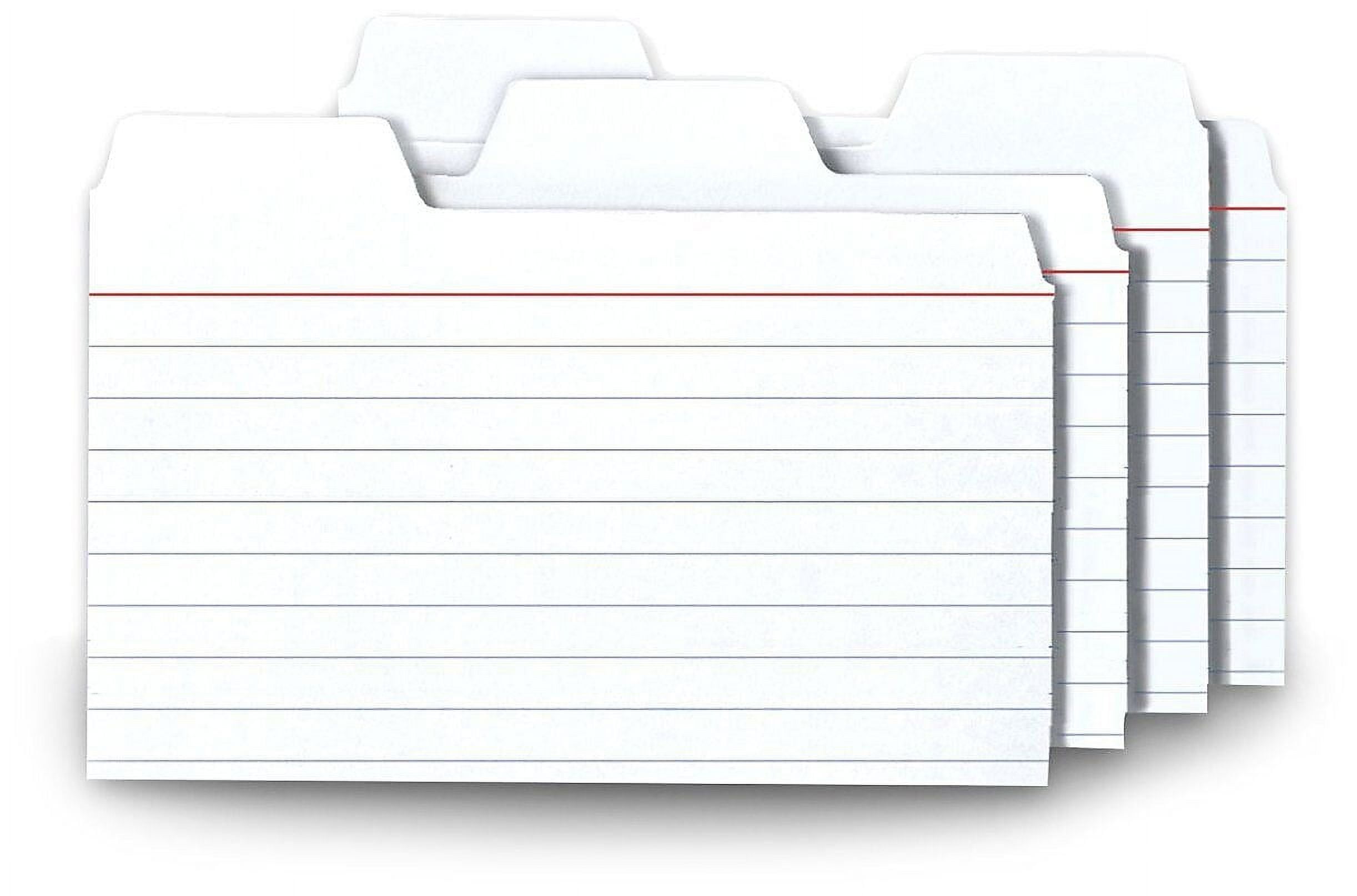 Neando 3 x 5 inches Index Card Dividers, Alphabetical Tabbed Index