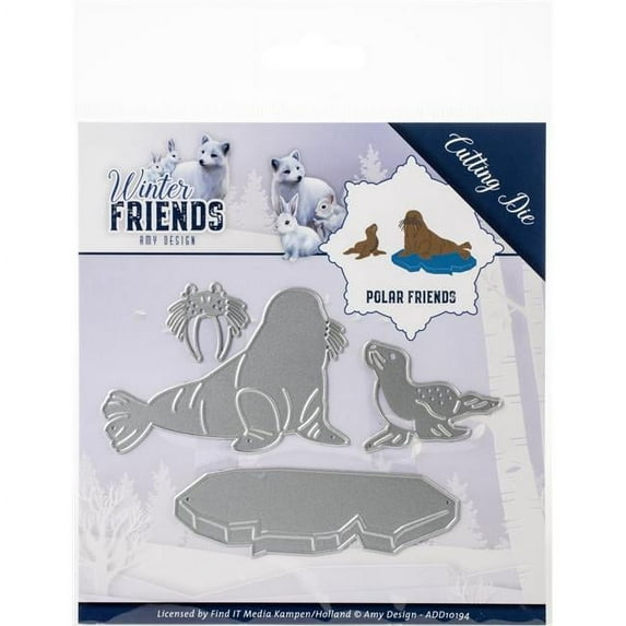 Find It Trading ADD10194 Polar Friends-Amy Design Dies