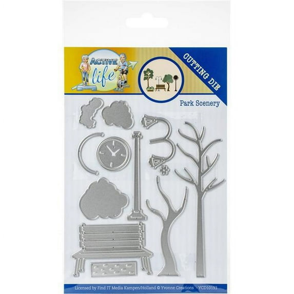 Find It Trading YCD10193 Park Scenery-Yvonne Creations Die
