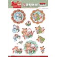 thumbnail image 1 of Find It Trading Yvonne Creations Punchout Sheet-sweet Winter Animals Sweet Christmas, 1 of 1