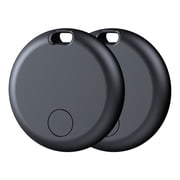 Bluetooth Tracker, 2-Pack Smart Air Tracker, Key Finder and Item Locator Works with Apple Find My (iOS Only), withKey Ring, Tracker Tag for Keys/Luggage/Wallet,