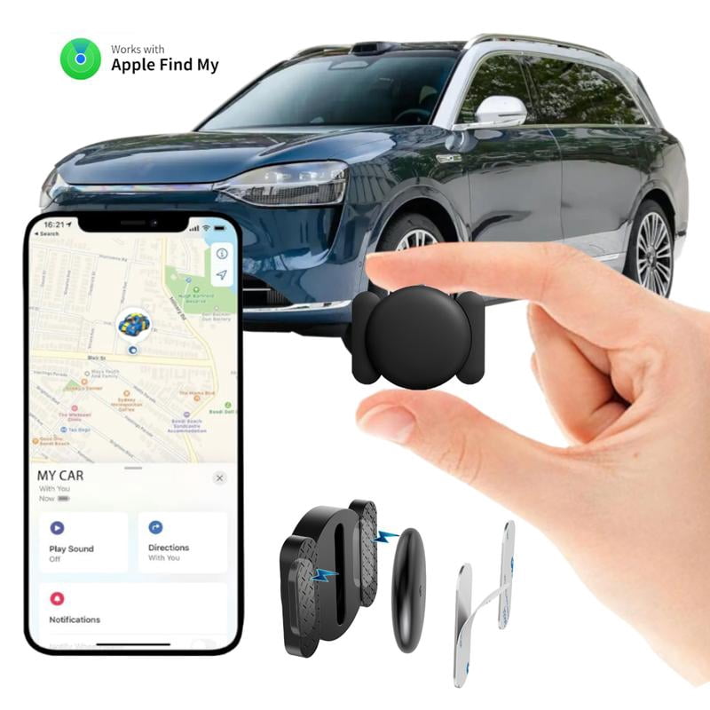 Find My Compatible GPS Tracker with Weatherproof Magnetic case(IOS Only ...