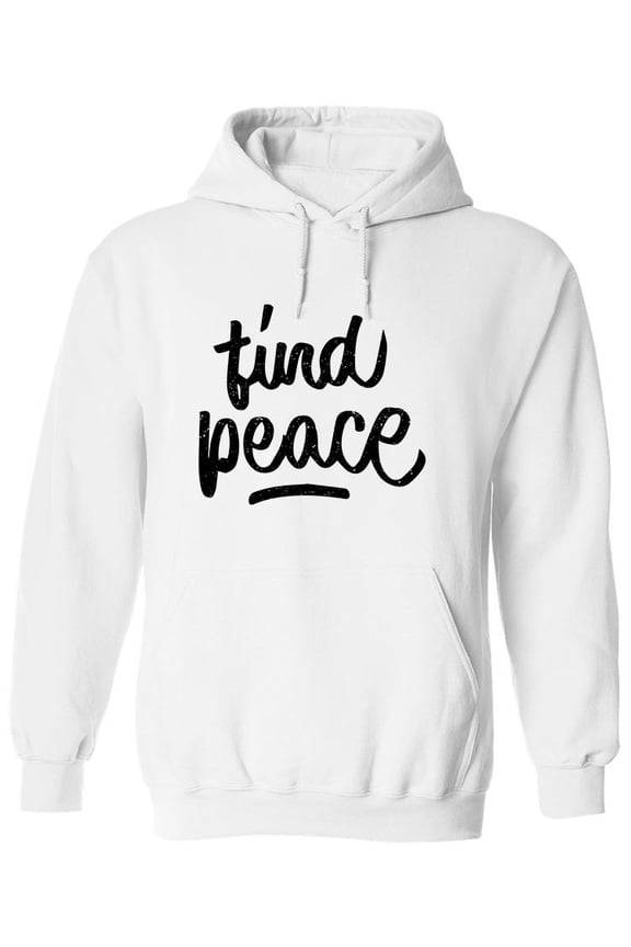 Find Peace Hoodie Men -Image by Shutterstock, Male XX-Large