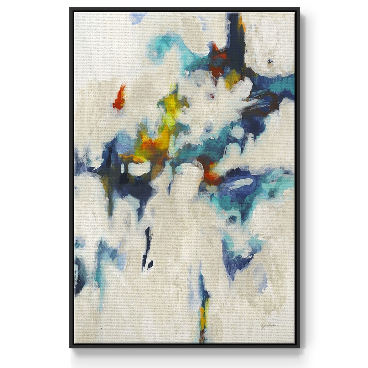 Find & Seek Framed Premium Gallery Wrapped Canvas - Ready to Hang - 17 x 25 - Black Floating Frame