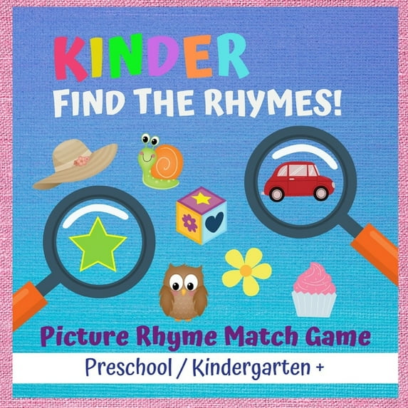 Find The Rhymes : Picture rhyme match game - Preschool - Kindergarten and up (Paperback)