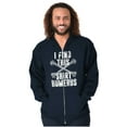 thumbnail image 1 of Find This Shirt Humerus Bone Humor Unisex Fleece Graphic Zip Up Hoodie Brisco Brands 2X, 1 of 5