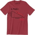 thumbnail image 1 of Find X , Homecoming Math Algebra Geometry Funny Student T-Shirt, 1 of 4
