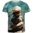thumbnail image 1 of Find Your Balance Yoga Meditation All Over Mens T Shirt Multi X-LG, 1 of 2