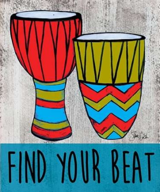 Find Your Beat Canvas Art - Shanni Welsh (20 x 24)