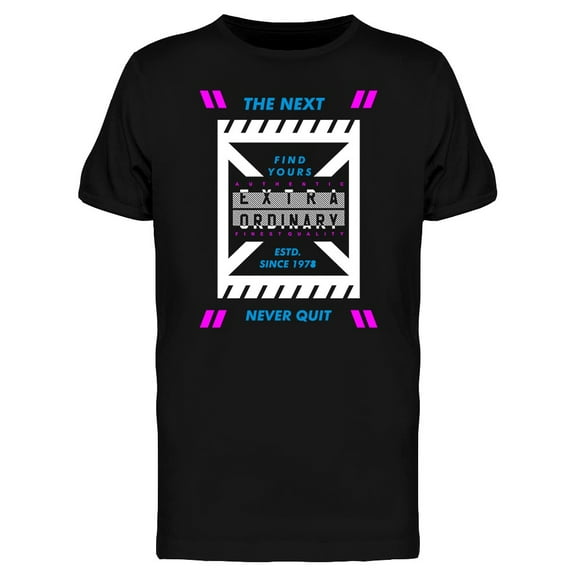 Find Your Extraordinary Graphic T-Shirt Men -Image by Shutterstock, Male Small