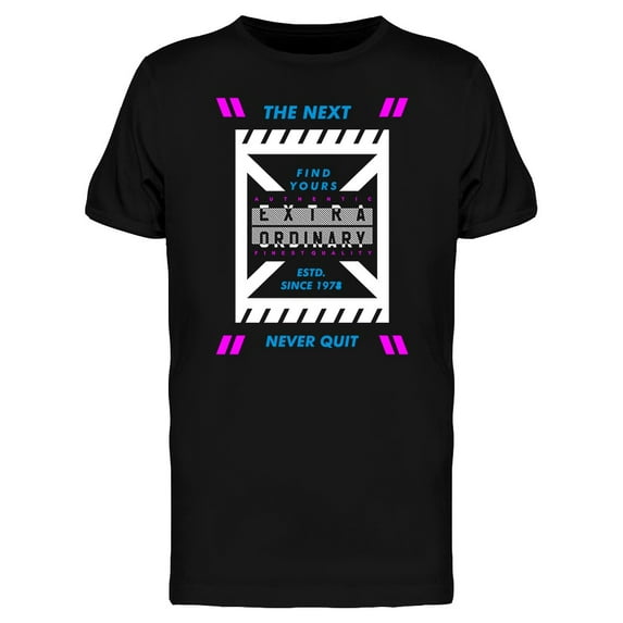 Find Your Extraordinary Graphic T-Shirt Men -Image by Shutterstock, Male XX-Large
