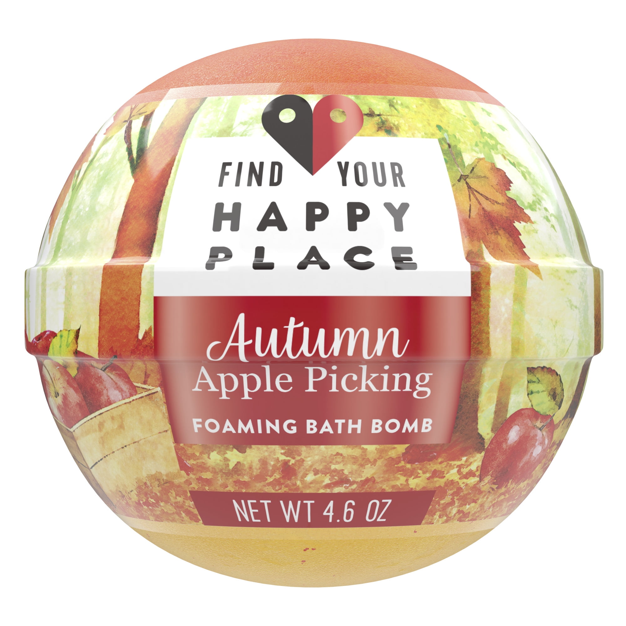Find Your Happy Place Bath Bomb Autumn Apple 4.6 OZ
