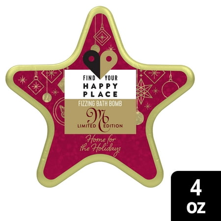 Find Your Happy Place Bath Bomb Home For The Holidays, 4 oz