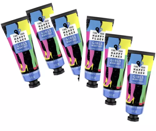 Find Your Happy Place Girls Night Out Hand Cream Small Travel 1Oz - 6 Pack