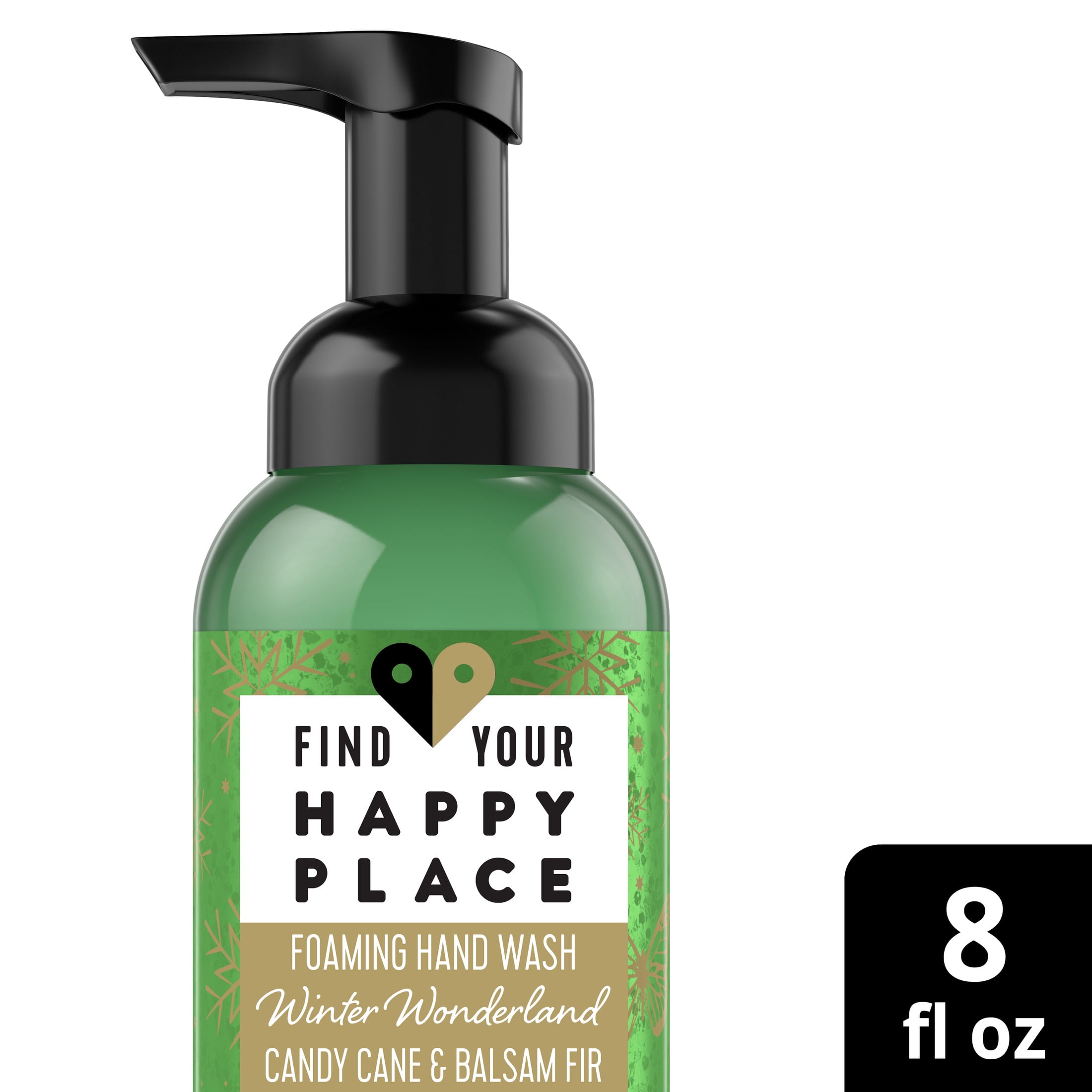 Find Your Happy Place Hand Wash Candy Cane & Balsam Fir All Skin Type, 8 oz
