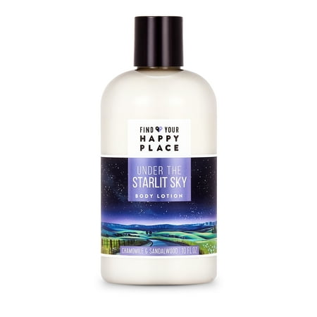 Find Your Happy Place Moisturizing Body Lotion, Under The Starlit Sky, Chamomile and Sandalwood, For Dry Skin, 10 fl. Oz