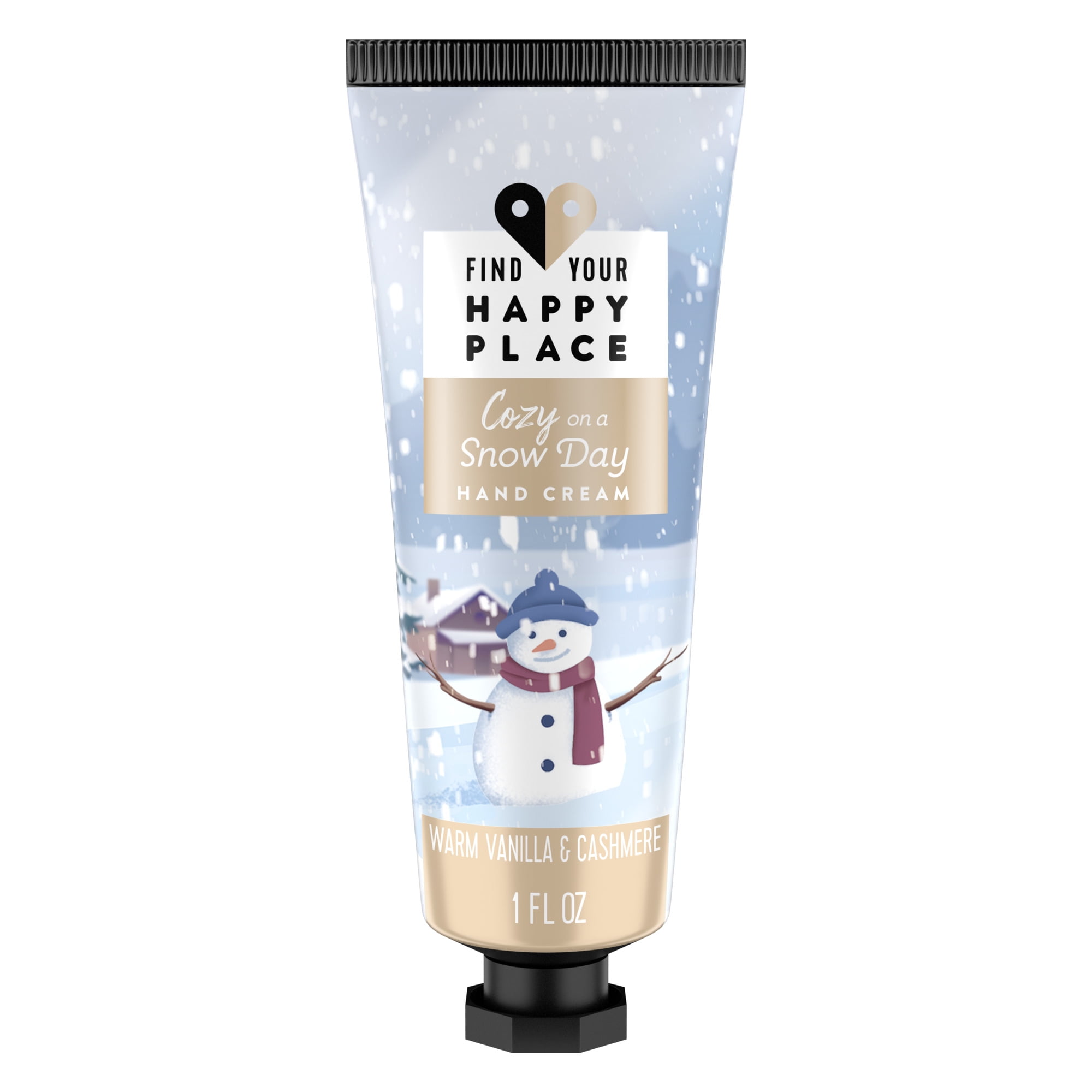 Find Your Happy Place Moisturizing Hand Cream for Dry Skin Cozy on a Snow  Day Warm Vanilla & Cashmere Musk 1 fl oz