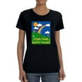thumbnail image 1 of Find Your Happy Place. Shaped T-Shirt Women -Image by Shutterstock, Female Small, 1 of 4