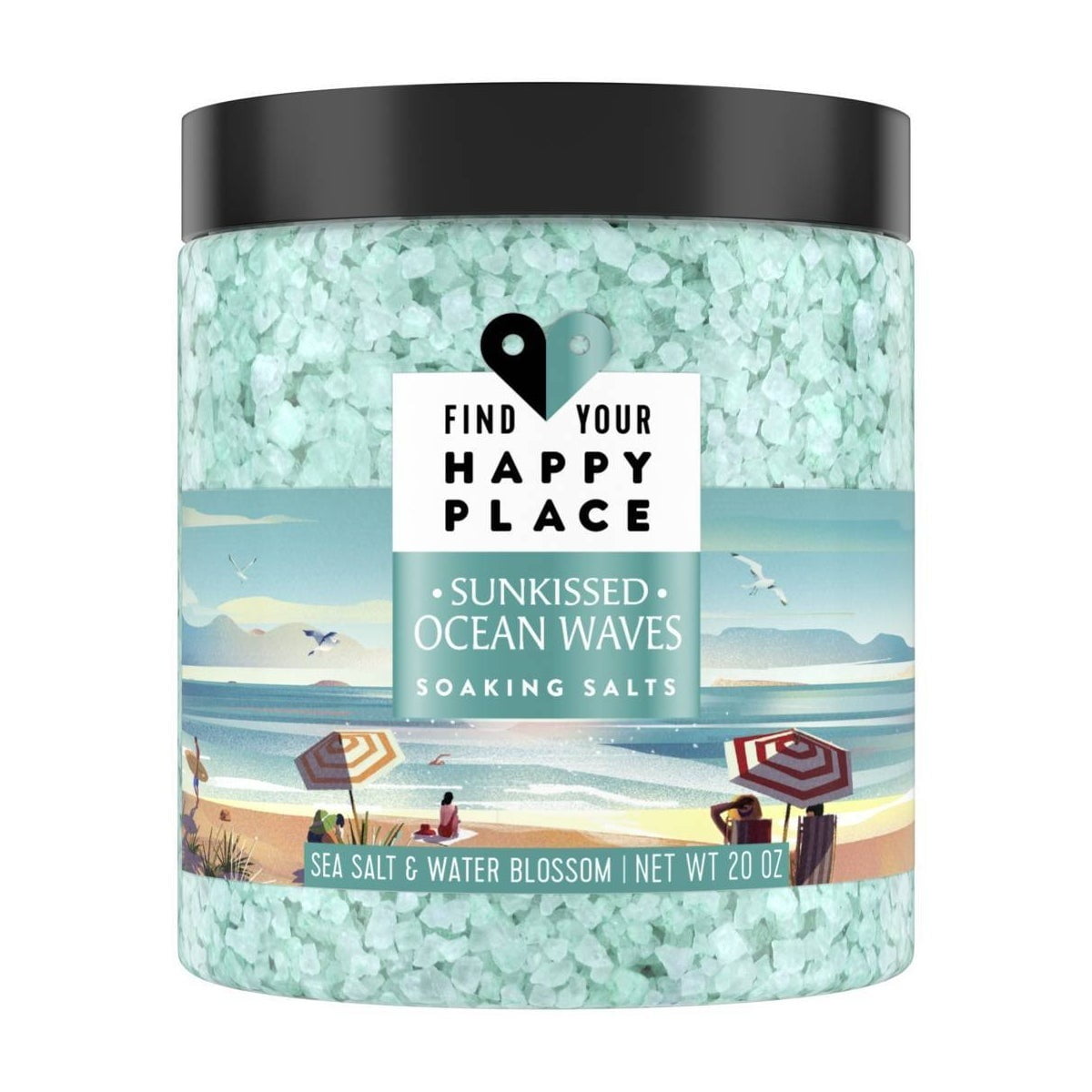 Can You Buy Blue Salt At Walmart Find Your Happy Place Soaking Bath Salts Sea Salt And Water Blossom