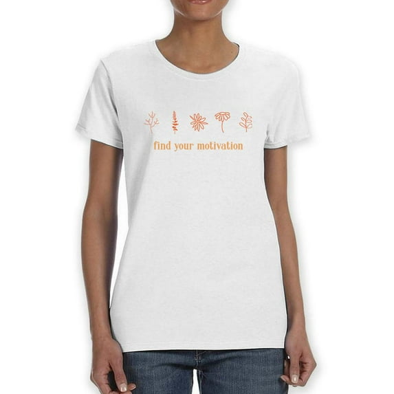 Find Your Motivation Banner T-Shirt Women -Image by Shutterstock, Female 5X-Large