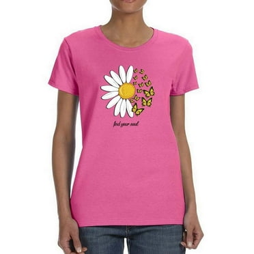 Find Your Soul Daisy T-Shirt Women -Image by Shutterstock, Female Large