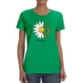 thumbnail image 1 of Find Your Soul Daisy T-Shirt Women -Image by Shutterstock, Female Medium, 1 of 4