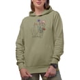 thumbnail image 1 of Find the Beauty in Everyday Quote with Hand Drawn Woman & Flowers Art Merch Gift, Sand Hooded Sweatshirt or Hoodie, 3XL, 1 of 5