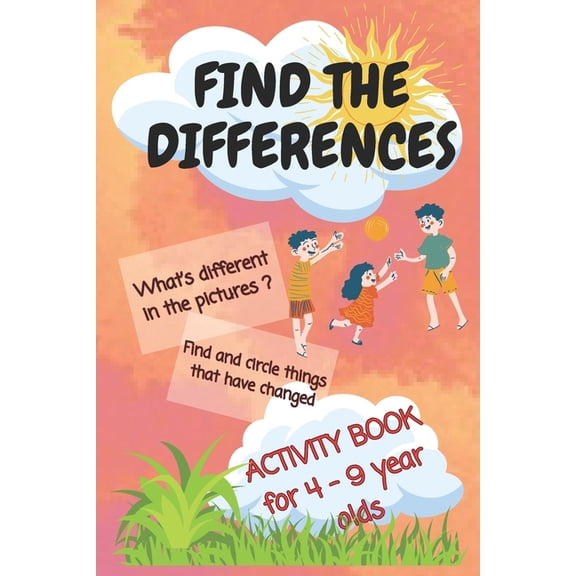Find the Differences: Activiti Book for Kids 4-9 year olds. What's different in the pictures ? Find and circle thin, (Paperback)