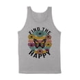 thumbnail image 1 of Find the Happy Butterfly Tank Top Unisex Medium Grey, 1 of 5